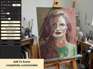 AI Impressionist Painter iPad screenshot
