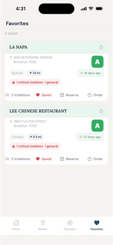 CleanPlate: Restaurant Grades Screenshot 5 of 5