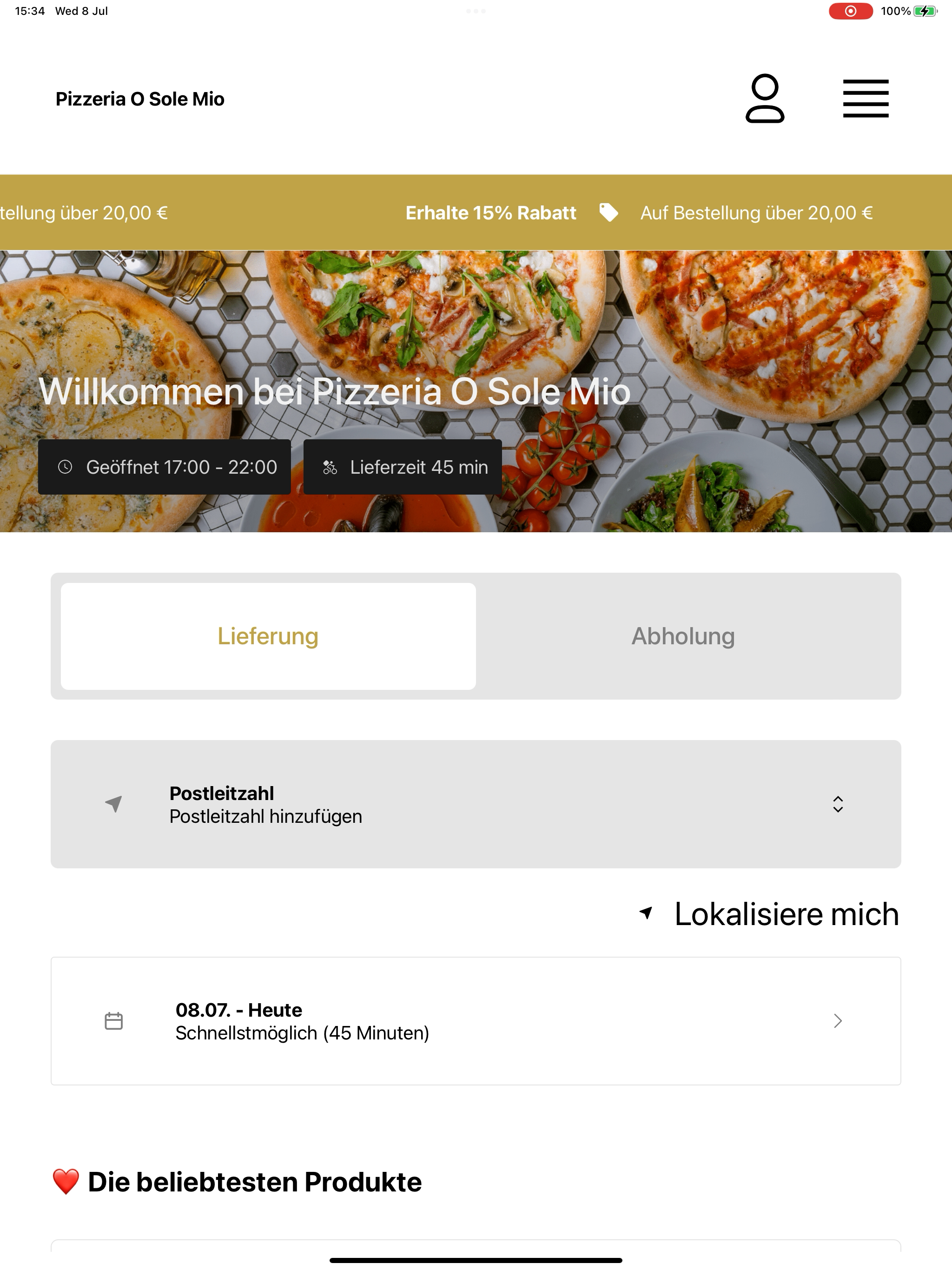 Pizzeria O Sole Mio screenshot 7