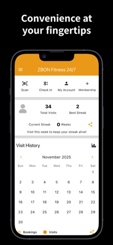 ZBON Fitness 24/7 screenshot