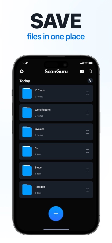 ScanGuru: Document PDF Scanner - Organized Document Hub