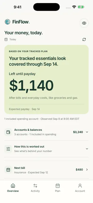 FinFlow: Budget & Spending screenshot 1