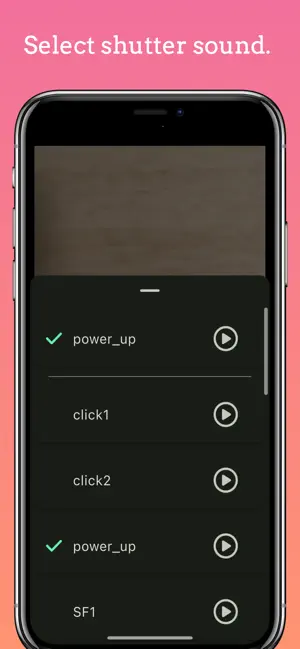 Custom Camera: Shutter Sounds screenshot 3