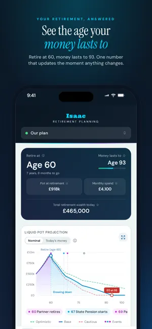 Isaac - Retirement Planning screenshot 1