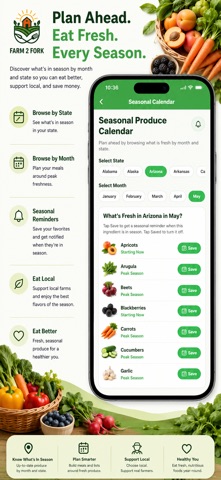 Farm2Fork: Seasonal Recipes iPhone screenshot