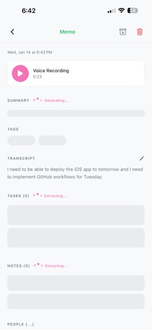 MemoTalk screenshot