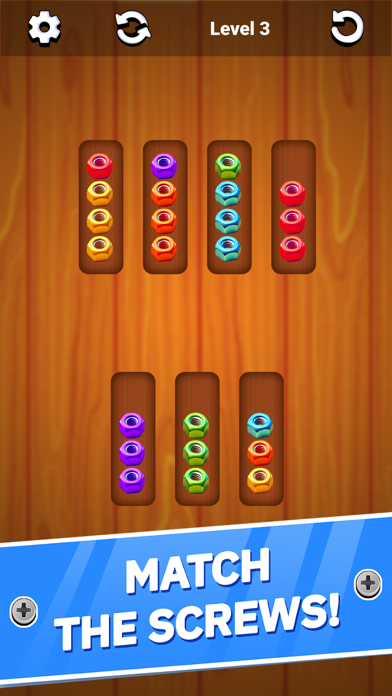 Screenshot #2 pour Color Nuts Jam - Bolts Sort 3D