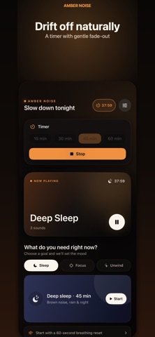 Amber Noise: Sleep Sounds Screenshot 4 of 5