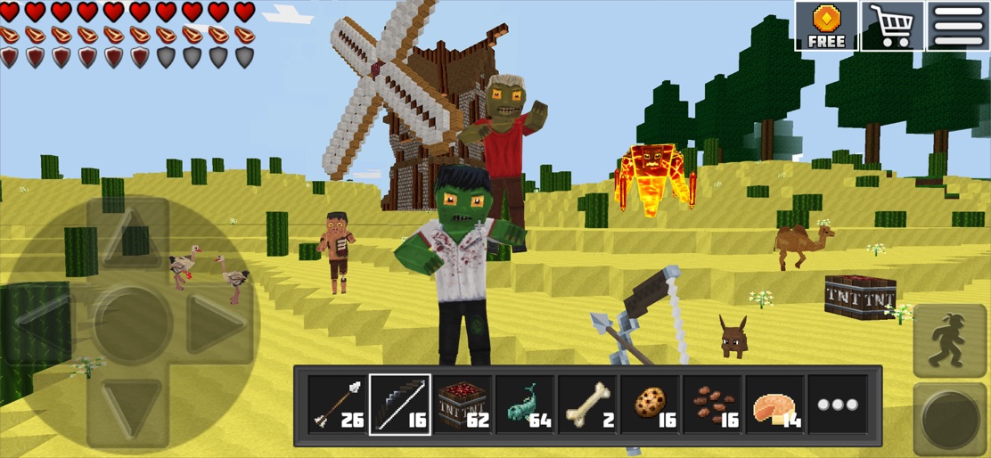 World of Cubes Craft & Mine 3D screenshot 4