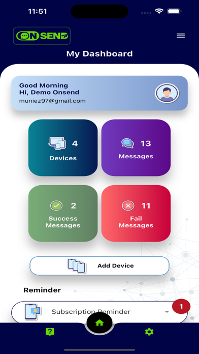 OnSend Screenshot