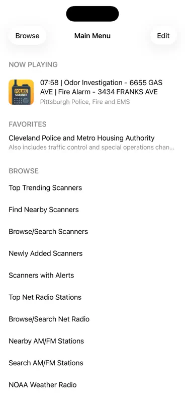 Police Scanner + Fire Radio screenshot 7 of 10