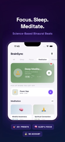 BrainSync: Focus & Sleep Screenshot 1 of 6