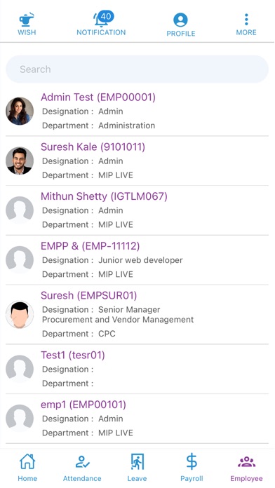QHRM-PHH Screenshot