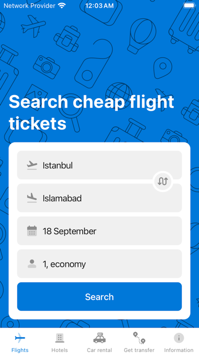 Flights & Cheap Tickets Screenshot