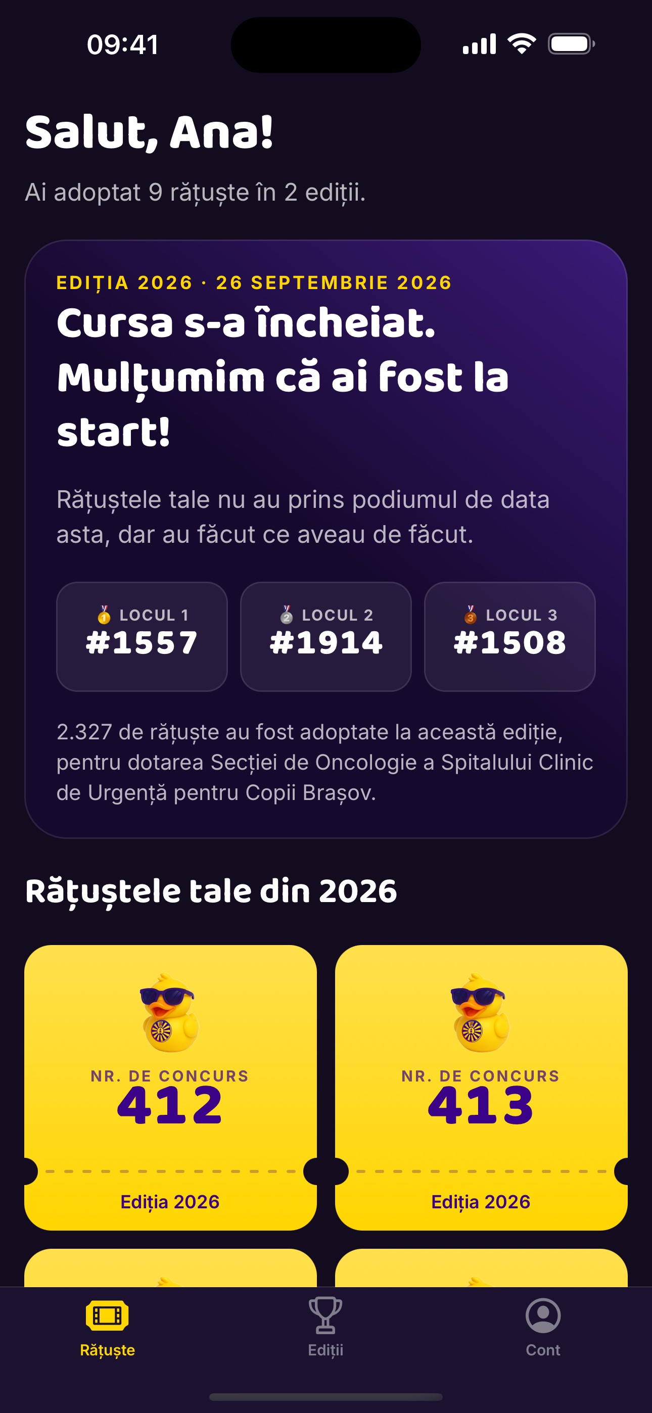 Screenshot 1 of Cursa cu Rățuște