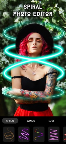 Drip Art & Neon Photo Editor iPhone screenshot