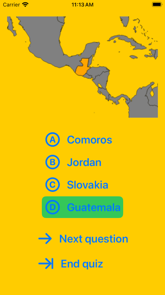 #4. Super Maps: Map Quiz (iOS) Bởi: DegerGames