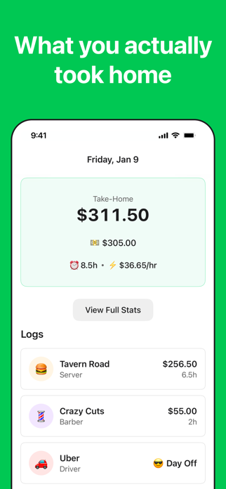 TipJoy - Tip Tracker Screenshot 1 of 5