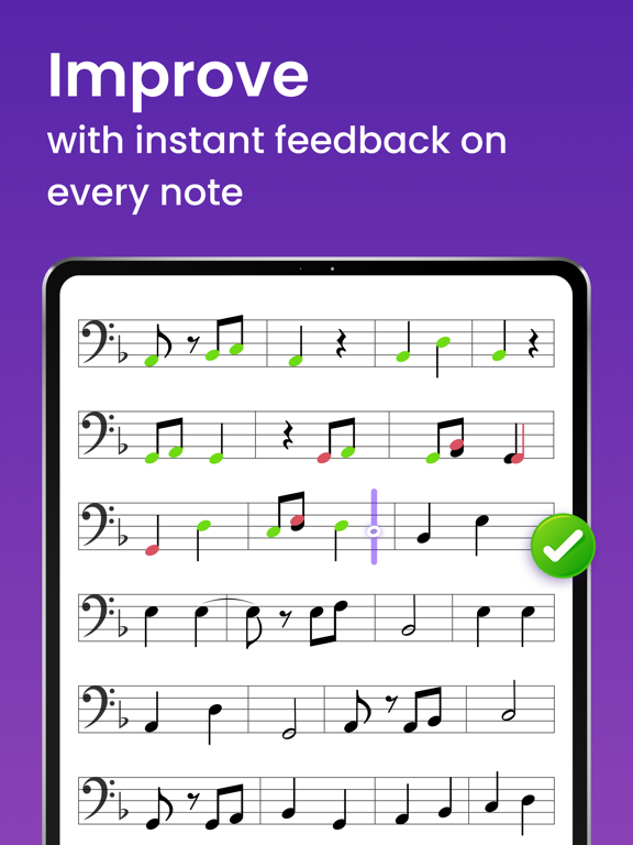 Learn & Play Cello - tonestro iPad screenshot 4 - Music app