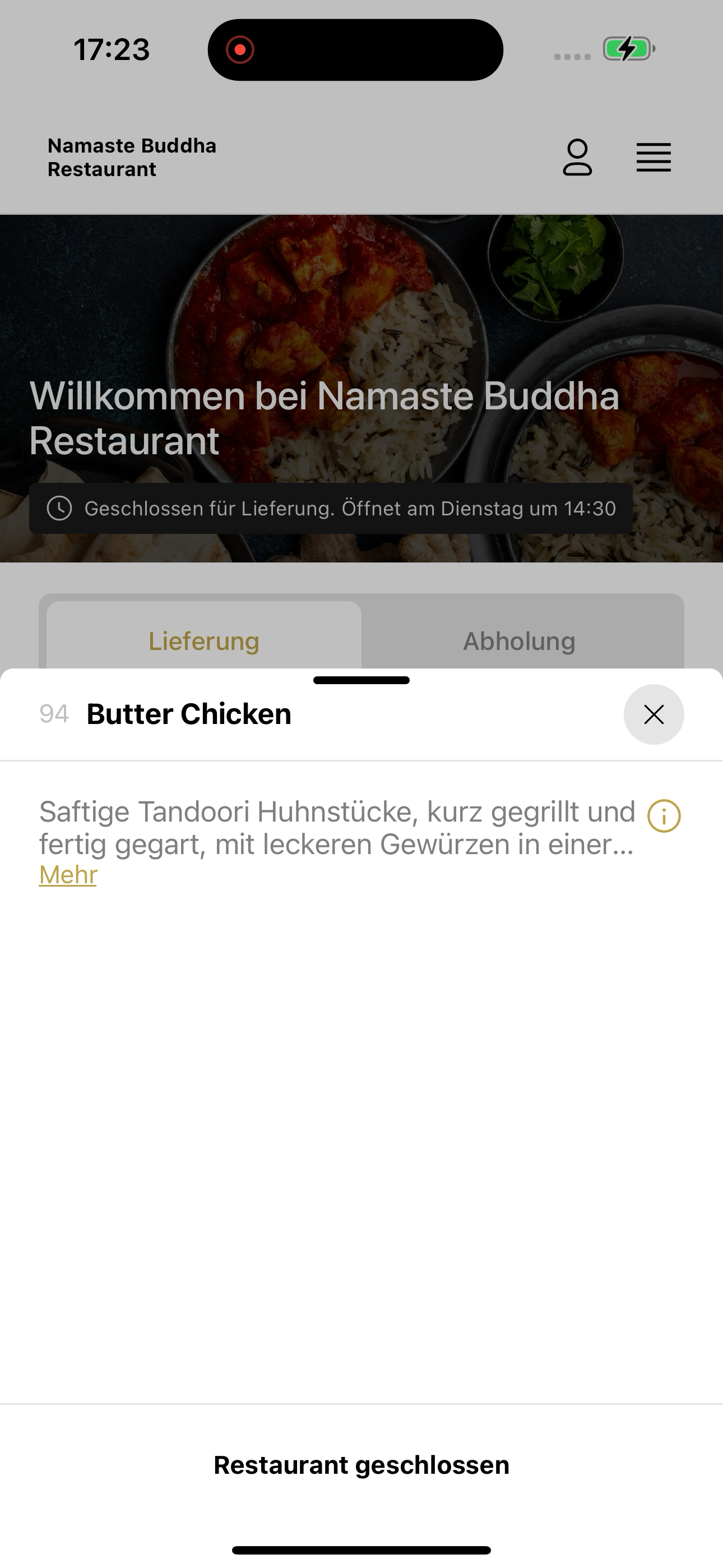 Namaste Buddha Restaurant screenshot 8