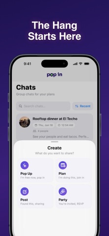 Pop In Be Social screenshot
