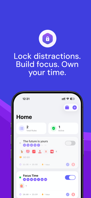 FocusLock - Smart App Lock Screenshot 1 of 7