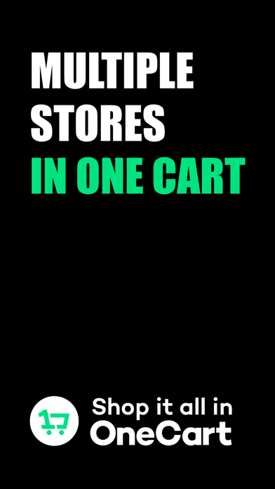 Screenshot #1 pour OneCart: Shopping On Demand