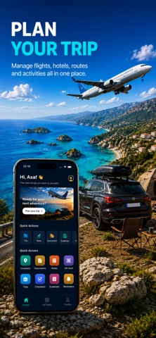 TravelHub: Trip Planner 스크린샷 1