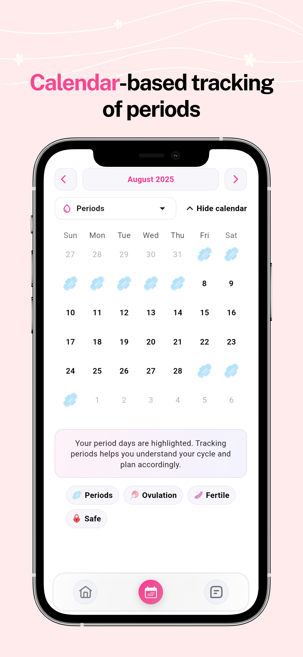 Ovulation & Period Tracker App screenshot 4