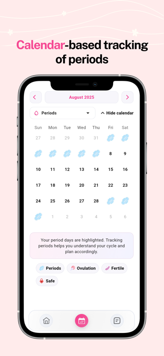 Ovulation & Period Tracker App Screenshot 4 of 6