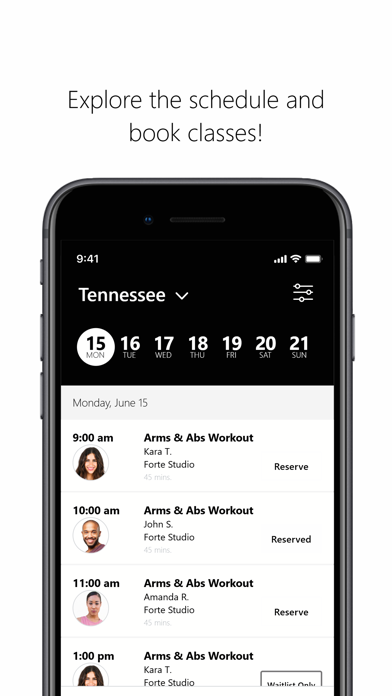 Forté Fitness iPhone screenshot 3 - Health & Fitness app