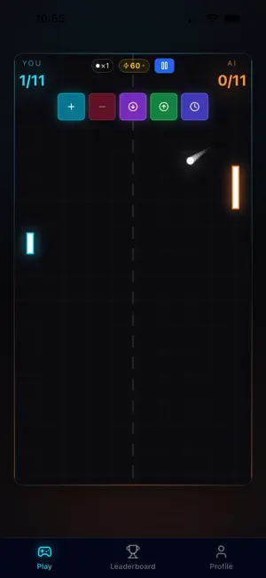 Neon X Pong screenshot 3