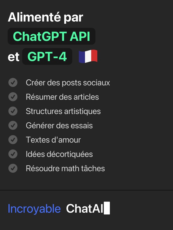 Screenshot #4 pour ChatGet - Chatbot IA français