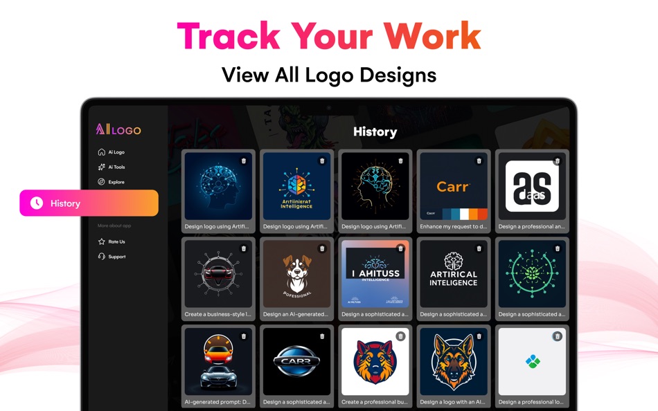 #6. AI Logo Generator, Logo Maker. (macOS) 由: Conteza LLC