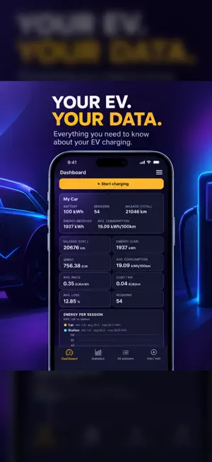 EV Route Log screenshot 1