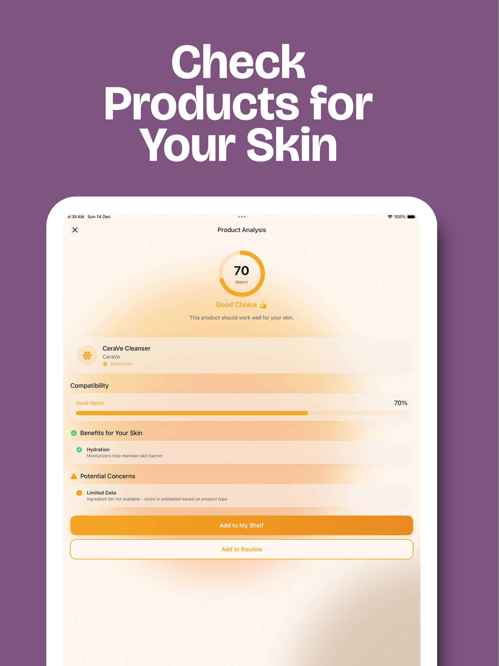 GlowUp: Skin Scanner