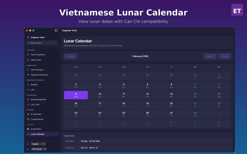 #3. Engineer Tools (macOS) โดย: Nguyen Phuoc Huy Hoang