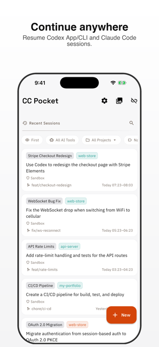 CC Pocket: Code Anywhere Screenshot 2 of 8
