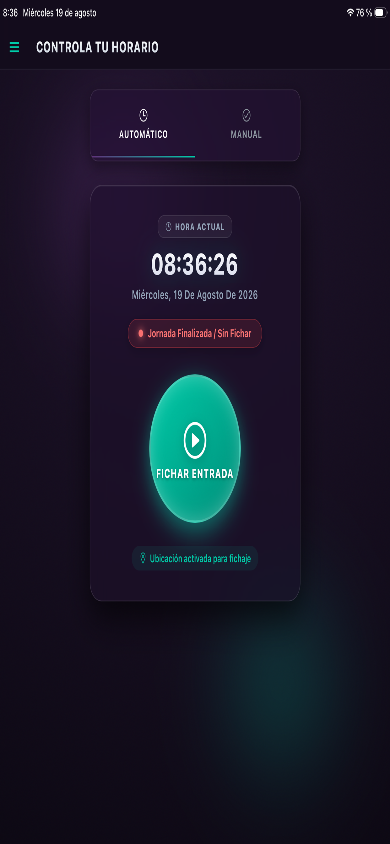 Controla tu horario screenshot 2