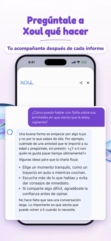 Xoul: acompañamiento parental screenshot 7 of 9