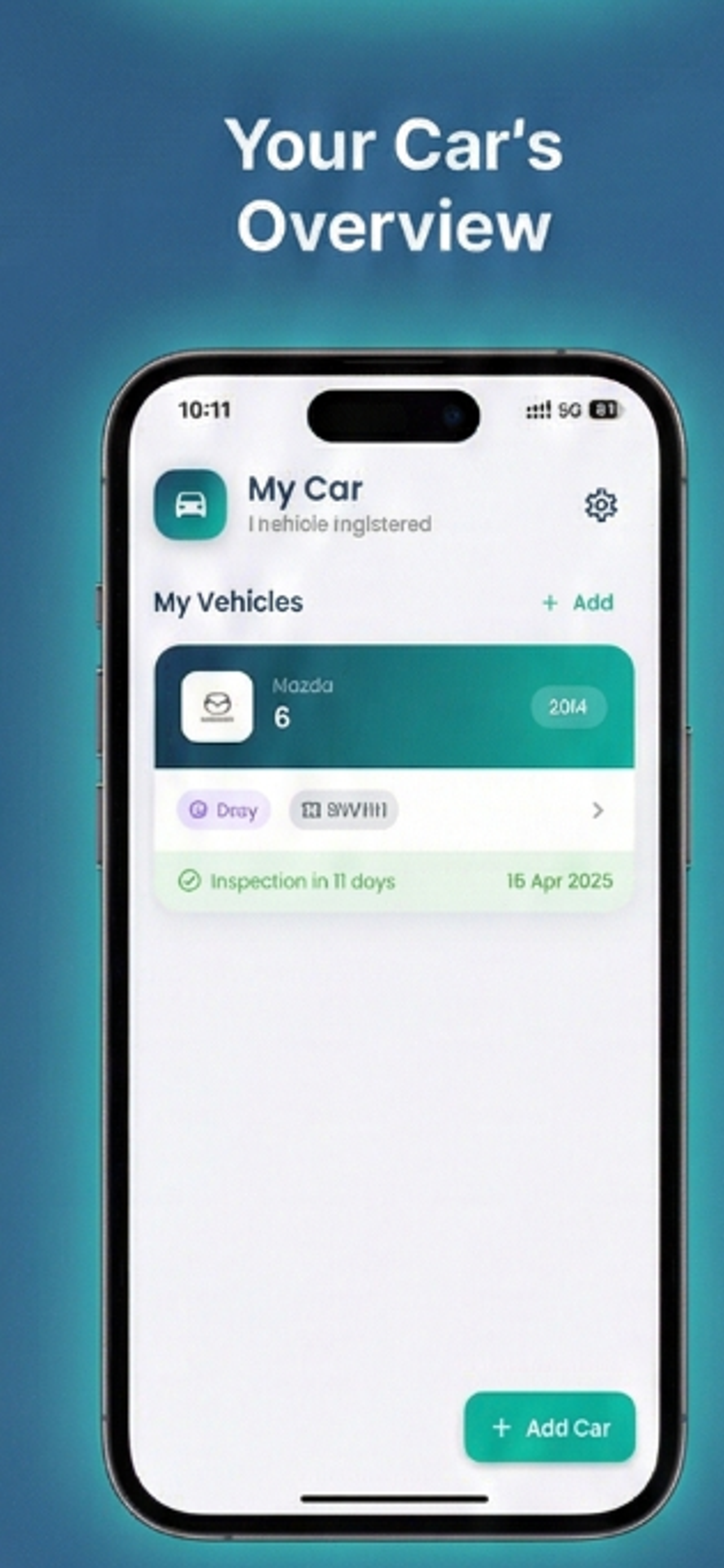 CarIO - Maintenance App