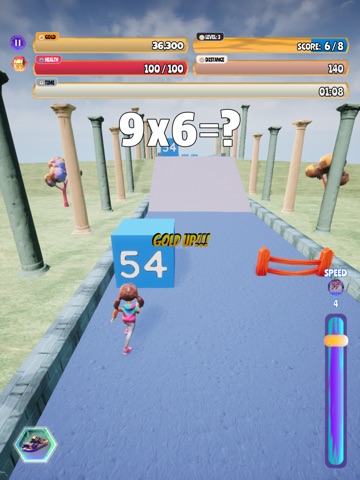 Arithmetic Run iPad screenshot