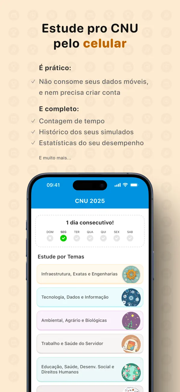 Screenshot #1 pour CNU 2026: Concurso e Simulados