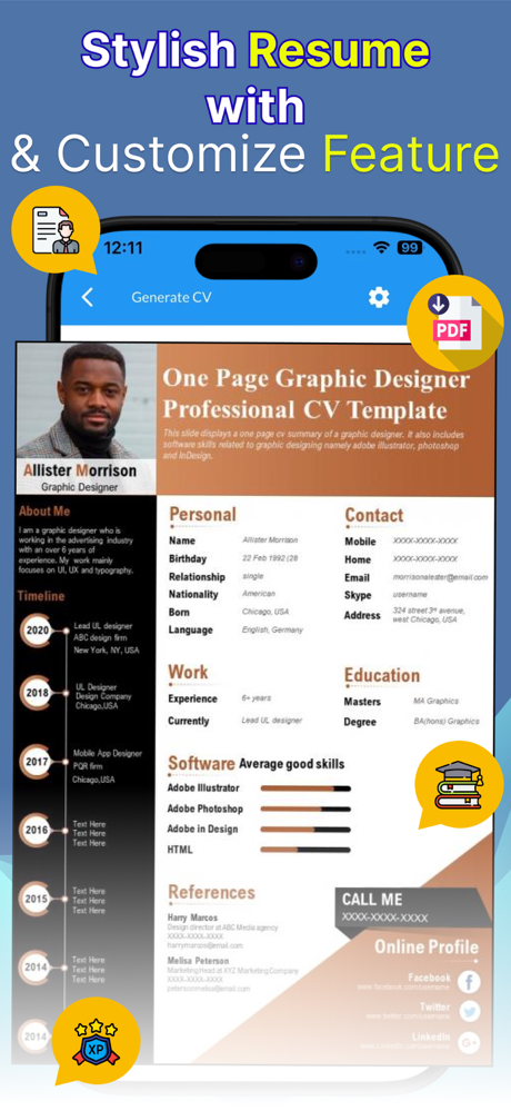 CV Creator - Resume Maker screenshot 6