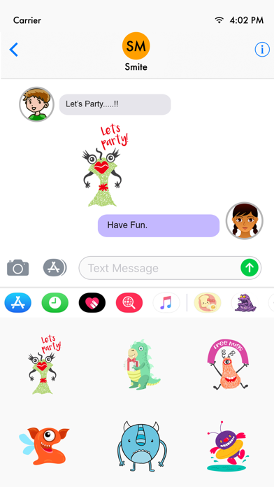 Little Monster Stickers Pack Screenshot