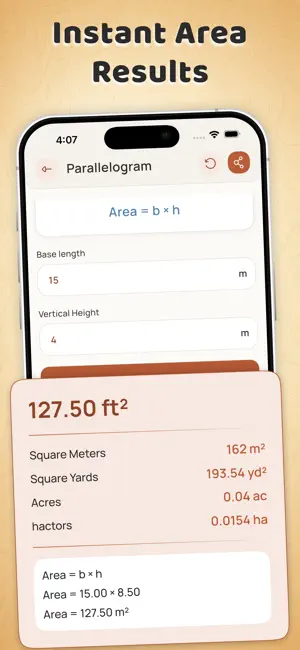 Land Calculation screenshot 3
