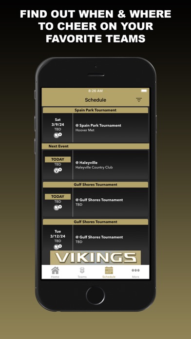 Jasper Vikings Athletics Screenshot