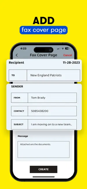 FAX from iPhone: Send Document screenshot 5