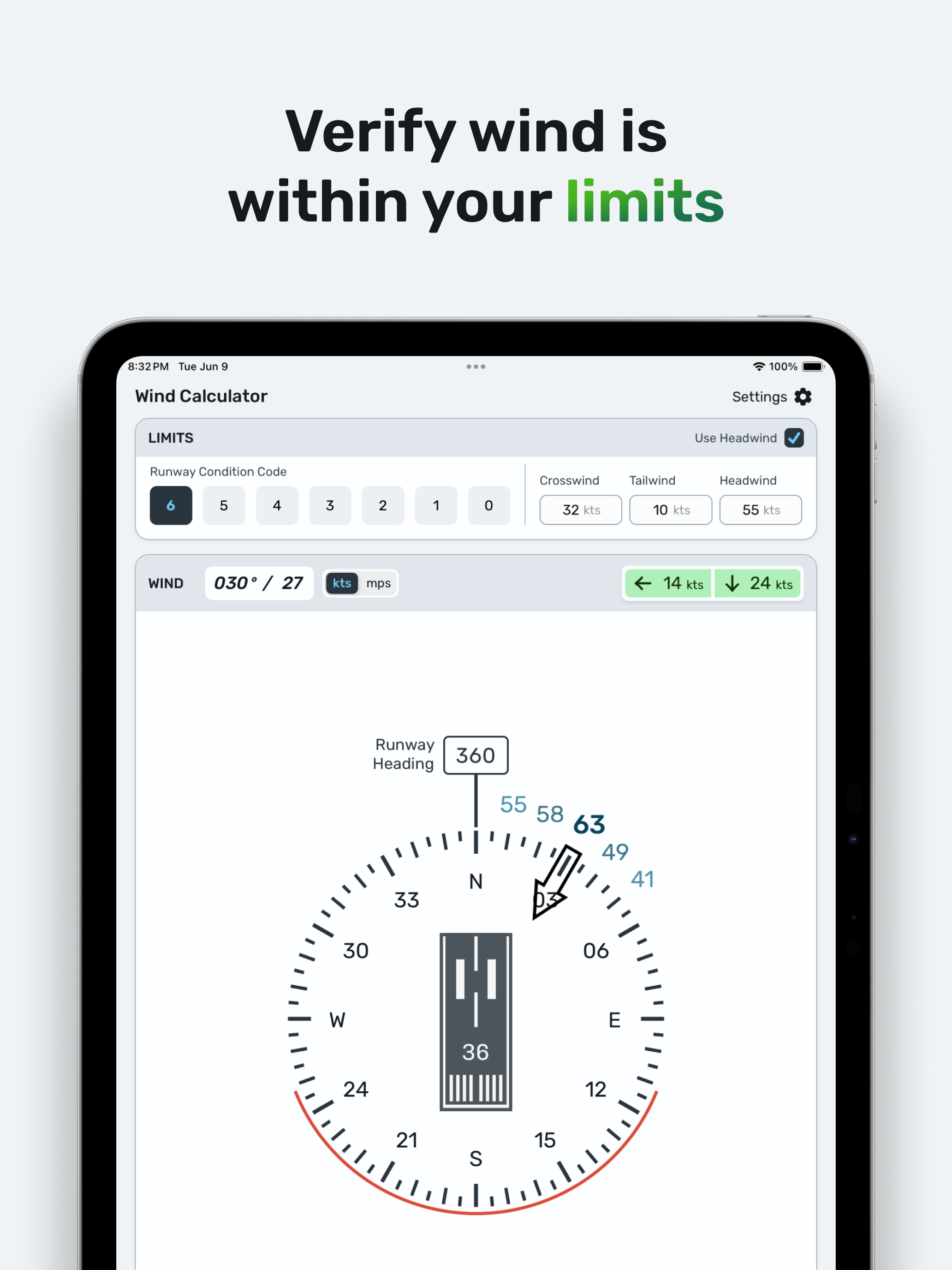 Wind Calculator: Check Limits screenshot 9