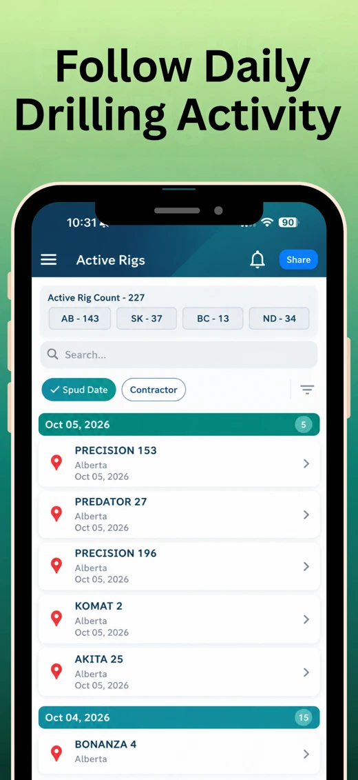 Rig Finder - GeoActivity screenshot 4